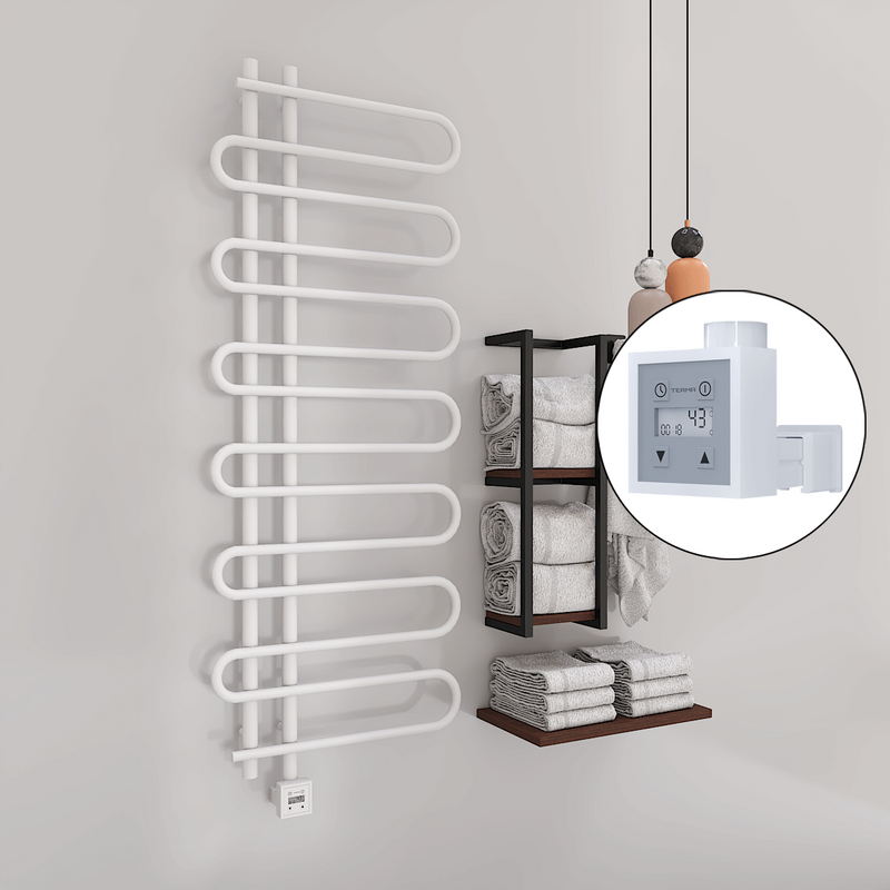 Zante Sèche Serviettes Electrique 600x1400 Blanc Ktx3 600 Watt