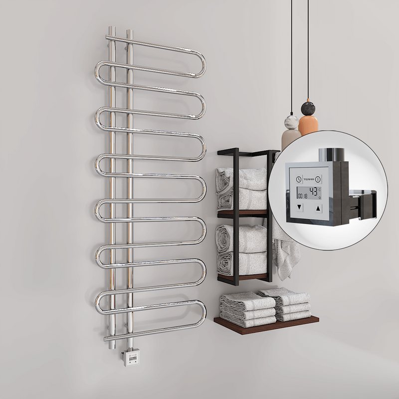 Zante Sèche Serviettes Electrique 600x1400 Chrome Ktx3 300 W