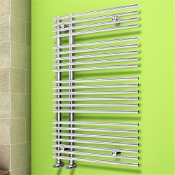 Zanzibar Decorative Towel Warmer 600x1000 Chrome - Thumbnail