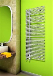 Zanzibar Decorative Towel Warmer 600x1493 Chrome - Thumbnail