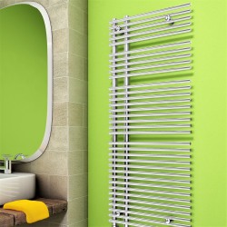 Zanzibar Decorative Towel Warmer 600x1493 Chrome - Thumbnail