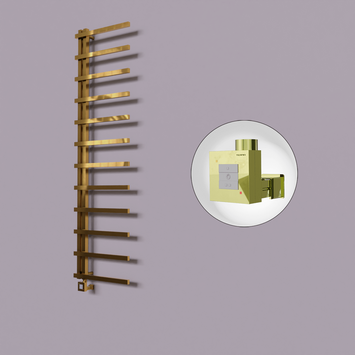  - Zap Dekoratif Elektrikli Havlupan 500x1150 Altın (KTX1 Termostat) 200W