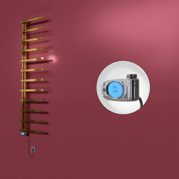  - Zap Dekoratif Elektrikli Havlupan 500x1150 Altın (Musa Termostat) 200W