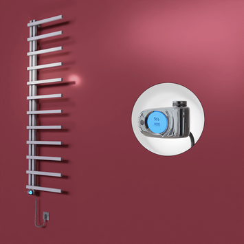 Radiva - Zap Dekoratif Elektrikli Havlupan 500x1150 Gri (Musa Termostat) 300W
