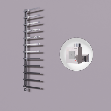 - Zap Dekoratif Elektrikli Havlupan 500x1150 Krom (KTX1 Termostat) 200W