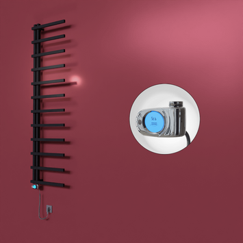 - Zap Dekoratif Elektrikli Havlupan 500x1150 Siyah (Musa Termostat) 300W  - Zap Dekoratif Elektrikli Havlupan 500x1150 Siyah (Musa Termostat) 300W