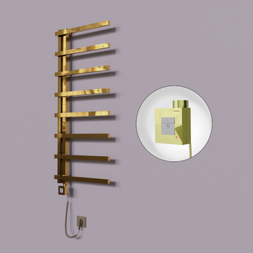  - Zap Dekoratif Elektrikli Havlupan 500x1800 Altın (KTX1 Termostat) 300W Spiral Kablolu
