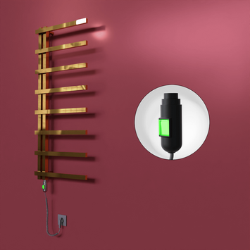  - Zap Dekoratif Elektrikli Havlupan 500x1800 Altın (On/Off Düğmeli) 300W