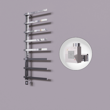  - Zap Dekoratif Elektrikli Havlupan 500x1800 Krom (KTX1 Termostat) 300W