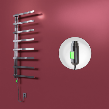 Radiva - Zap Dekoratif Elektrikli Havlupan 500x1800 Krom (On/Off Düğmeli) 300W