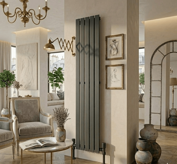 Radiva - ZEN Çelik Dekoratif Radyatör 1800x376 Antrasit