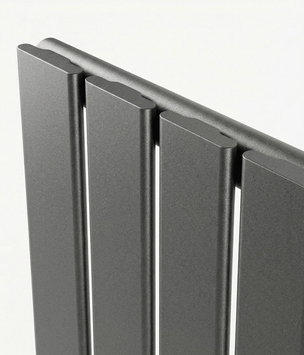 ZEN Çelik Dekoratif Radyatör 1800x376 Antrasit - Thumbnail