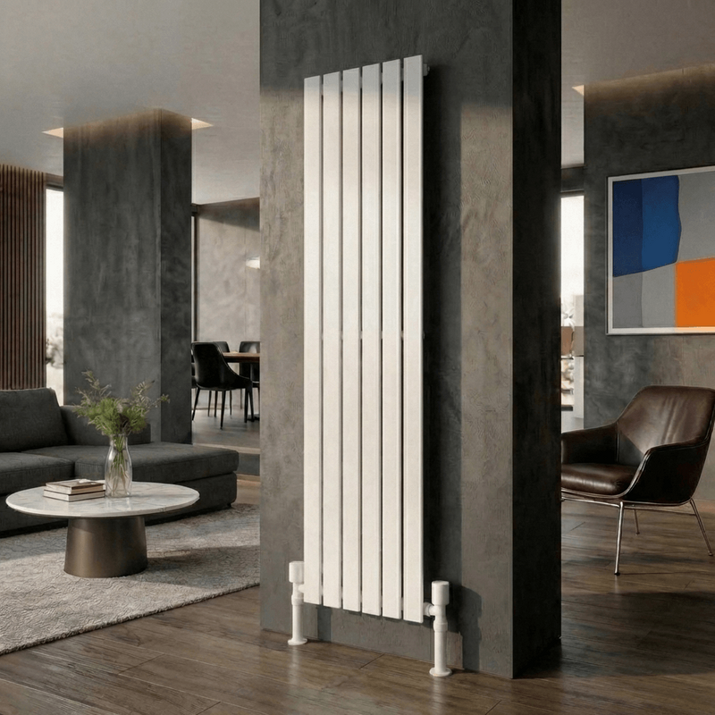 ZEN Çelik Dekoratif Radyatör 1800x452 Beyaz