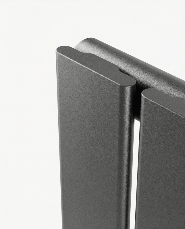 ZEN Çelik Dekoratif Radyatör 1800x528 Antrasit