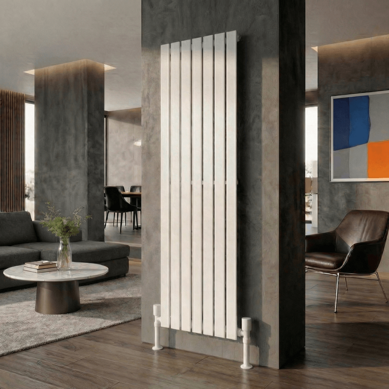 ZEN Çelik Dekoratif Radyatör 1800x528 Beyaz