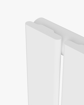 ZEN Çelik Dekoratif Radyatör 1800x604 Beyaz - Thumbnail